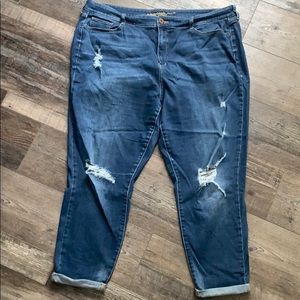 Arizona Jeans plus size 22 distressed jeans